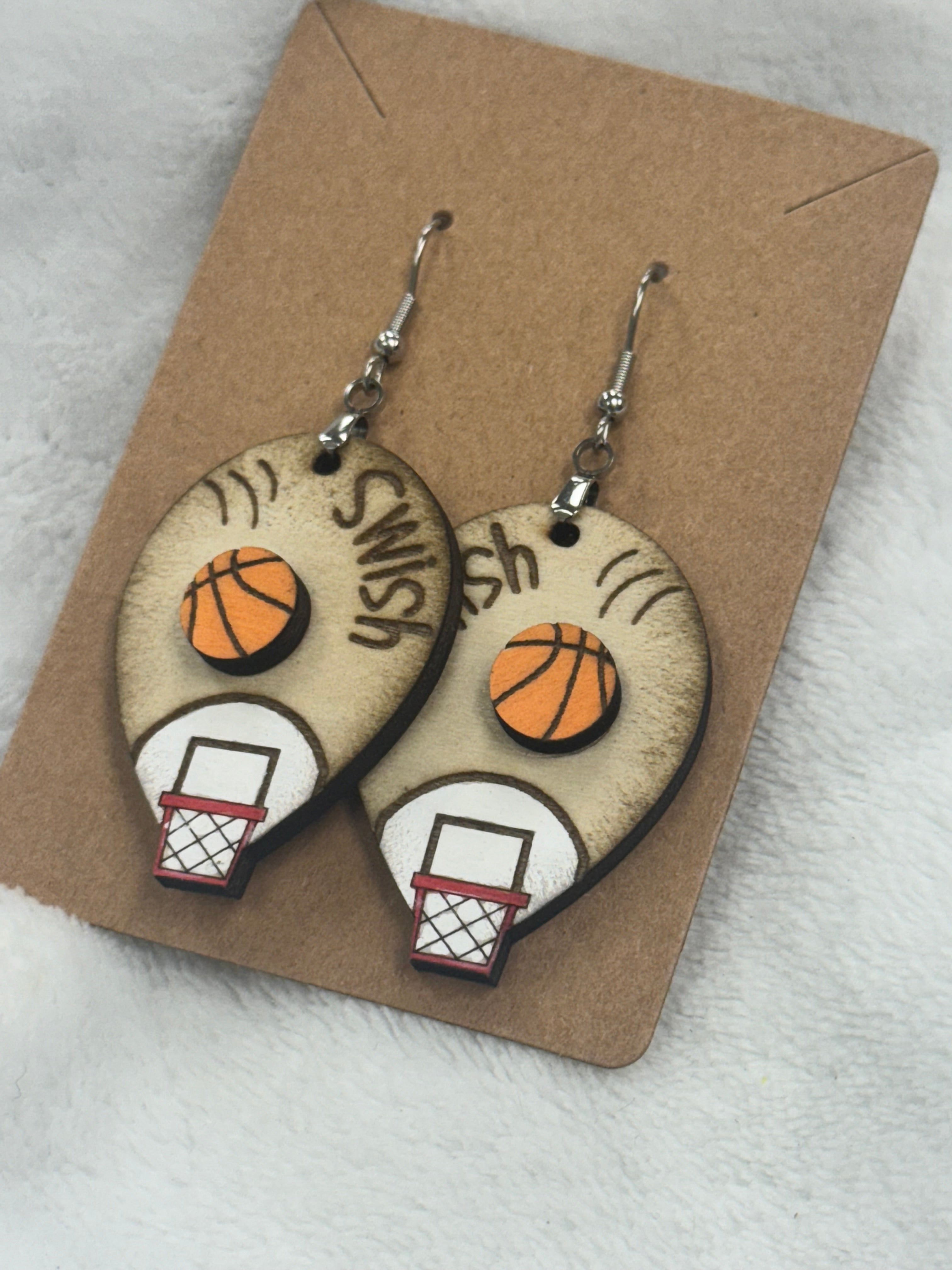 Swish Wooden Basketball