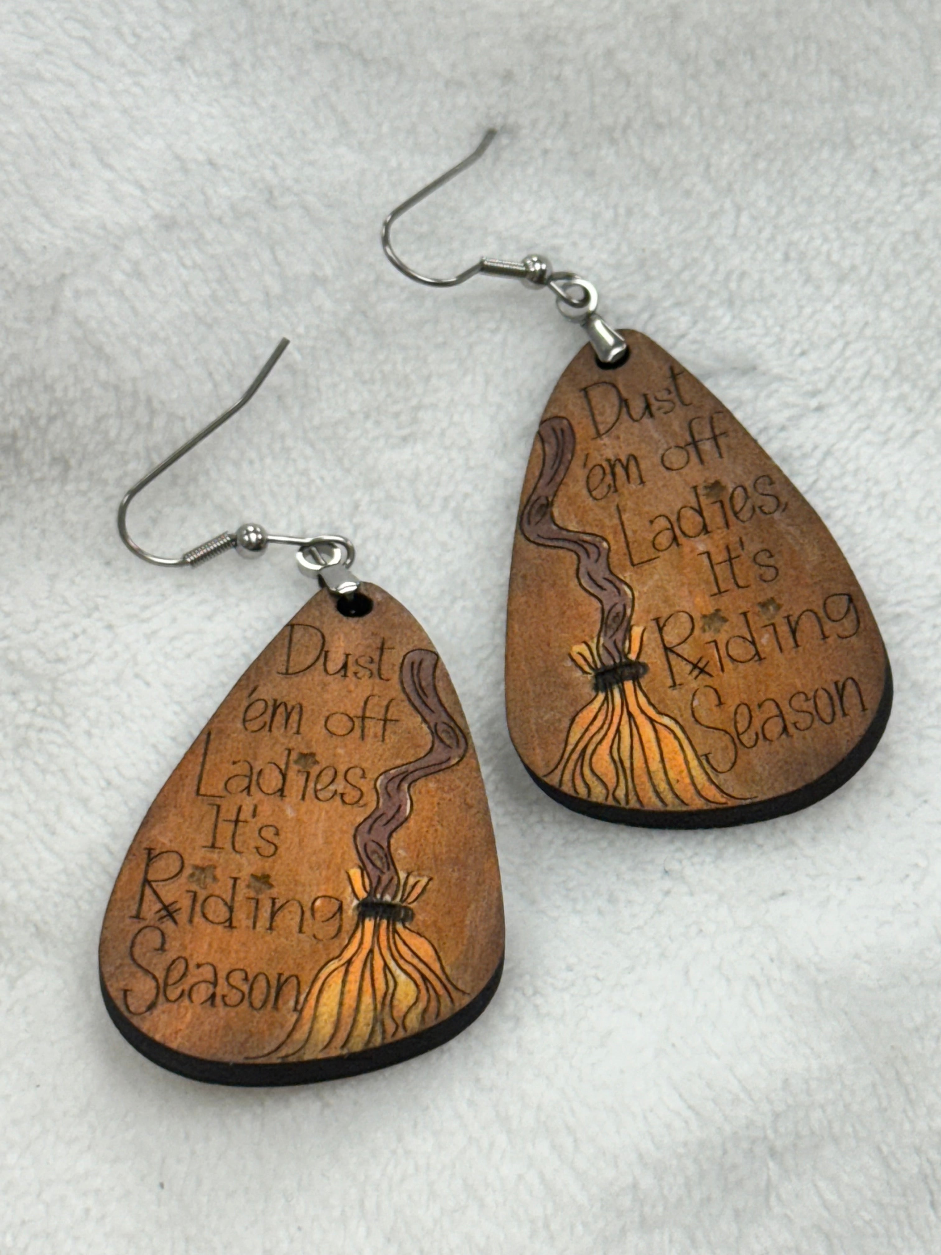 Hand painted “It’s Riding Season”